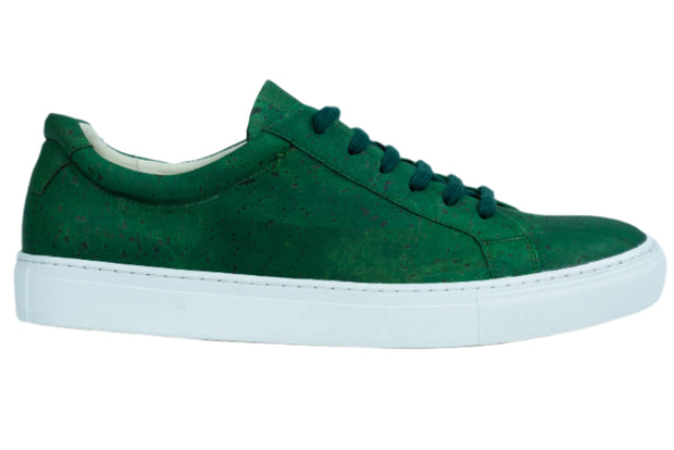 Mens Green Cork Sneakers