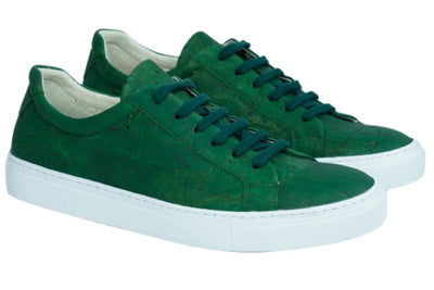 Mens Green Cork Sneakers