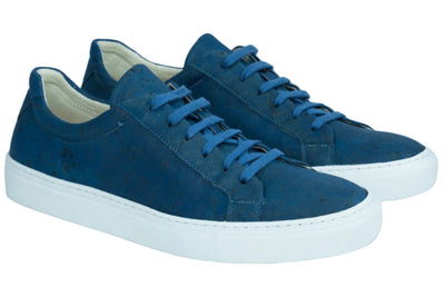 Mens Blue Cork Sneakers