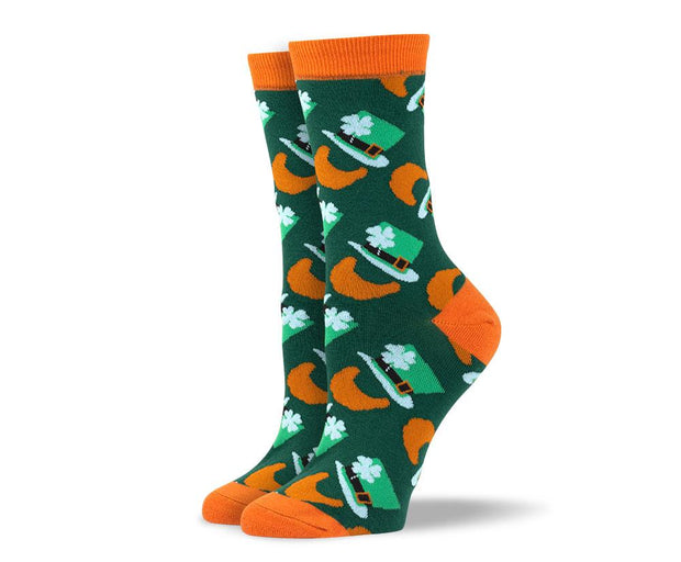 Womens St. Patrick's Day Dress Socks