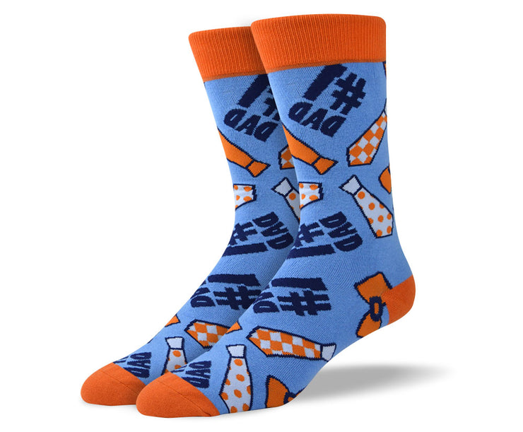 Mens Fathers Day Socks - #1 Dad