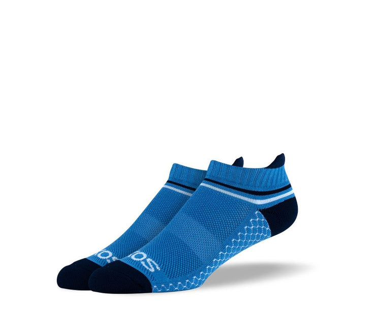 Women's Blue Athletic Ankle Socks