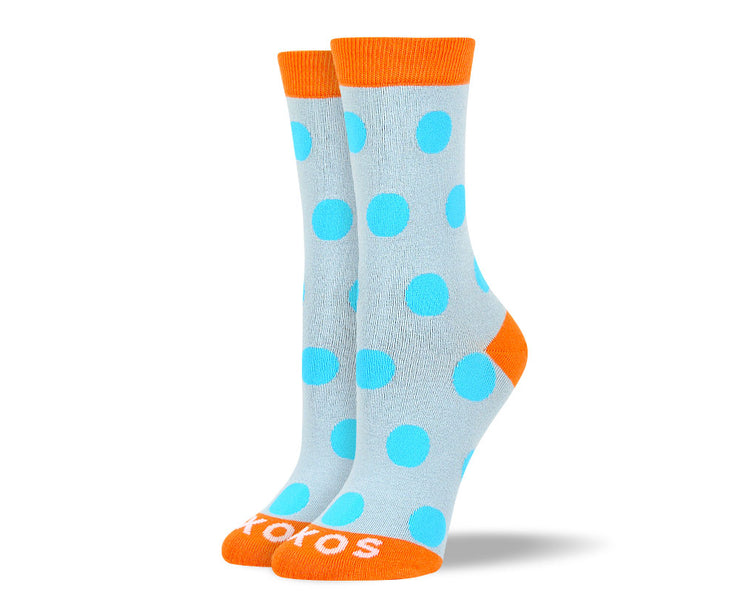 Women's Funky Blue Sock Bundle - 4 Pair