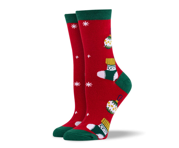 Women's Christmas Ornaments Socks