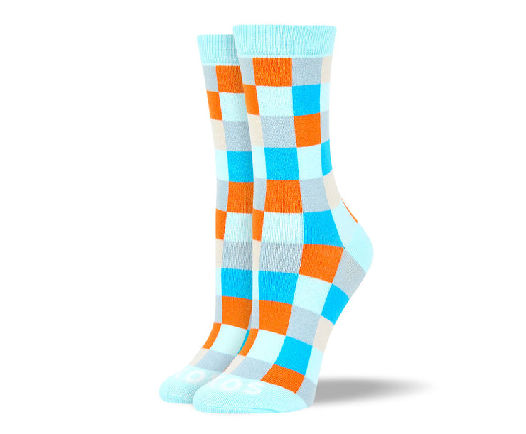 Women's Bold Checkered & Polka Dot Bundle - 4 Pair