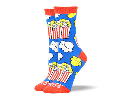 Women's Funny Popcorn Socks