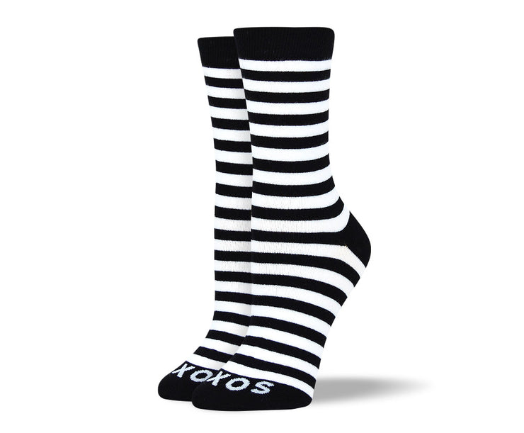 Women's Cool Black & White Sock Bundle - 4 Pair