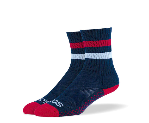 Women's Navy Athletic Crew Socks