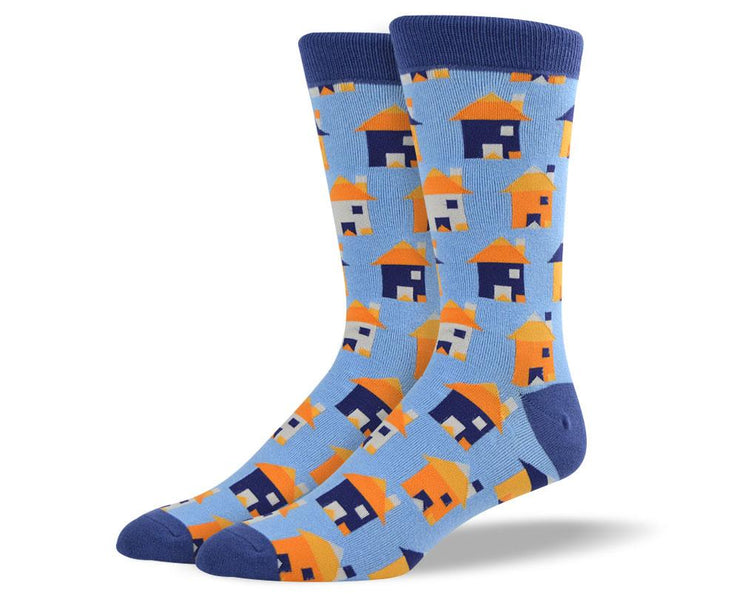 Men's Fun Real Estate Sock Bundle - 4 Pair