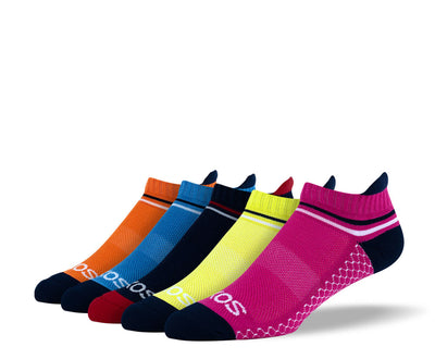 Women's Colored Athletic Ankle Socks Bundle