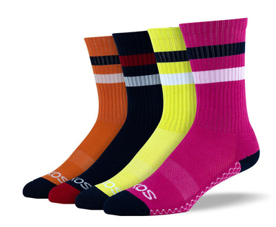 Women's Colored Crew Athletic Sock Bundle