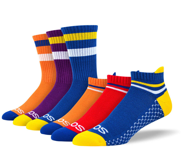 Men's Mixed Athletic Sock Bundle