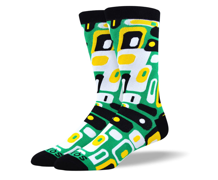 Men's Awesome Green Totem Socks