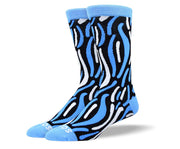 Men's Crazy Blue Sock Bundle