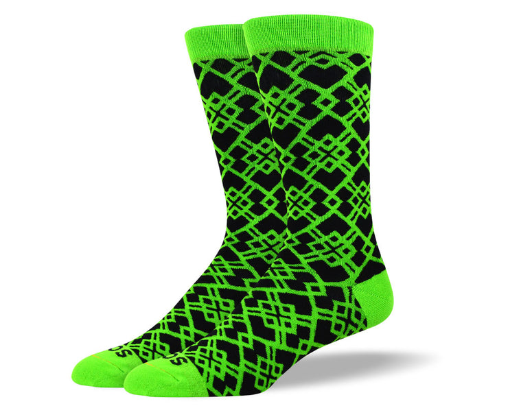 Men's Funky Green Socks
