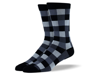 Men's Grey Square Socks