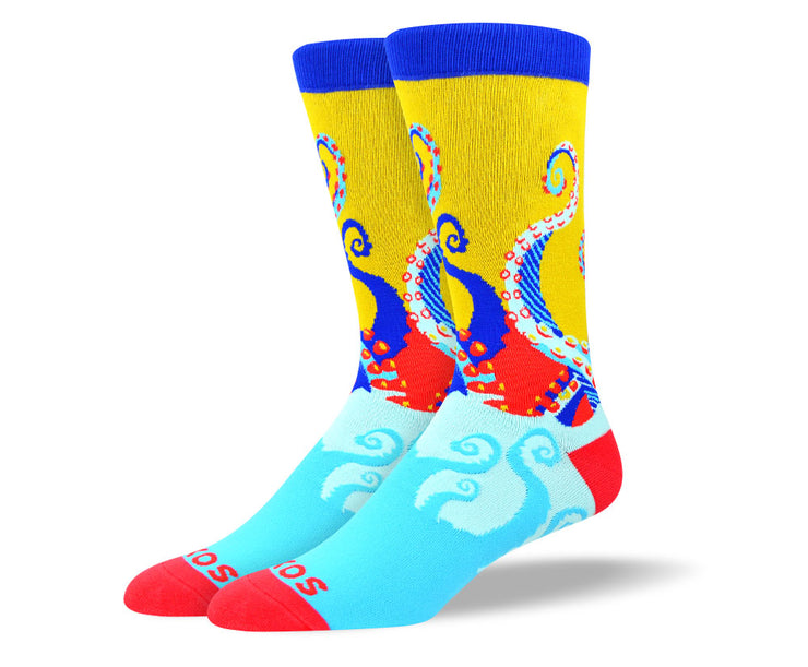 Men's Crazy Octopus Socks
