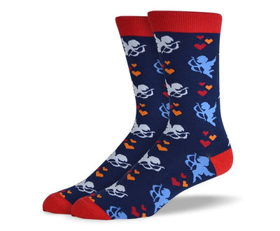 Men's Blue Valentines Day Socks