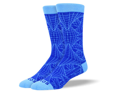 Men's Blue Fancy Socks