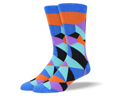 Men's Blue Novelty Socks