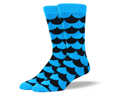 Men's Blue Web Socks