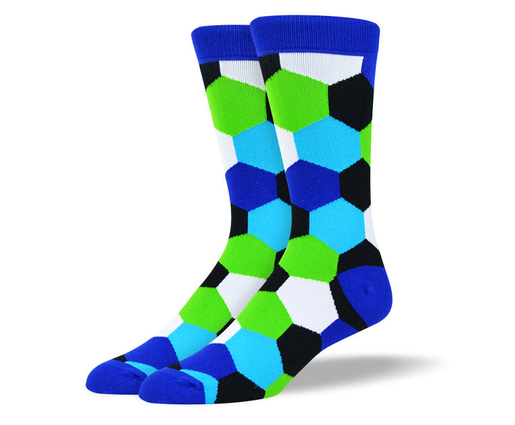 Men's Colorful Socks Hexagon