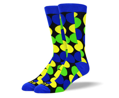 Men's Crazy Colorful Dot Socks