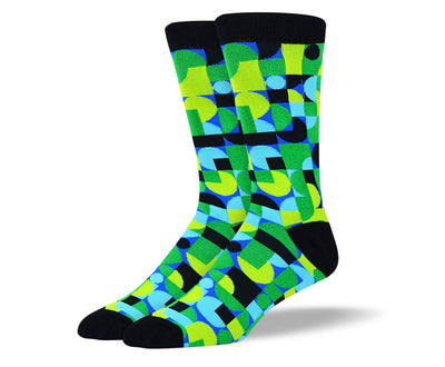 Men's Funny Green Socks