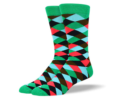Men's Green Fashion Socks