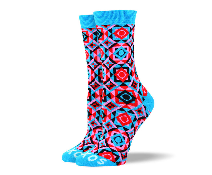 Women's Cool Blue Novelty Socks
