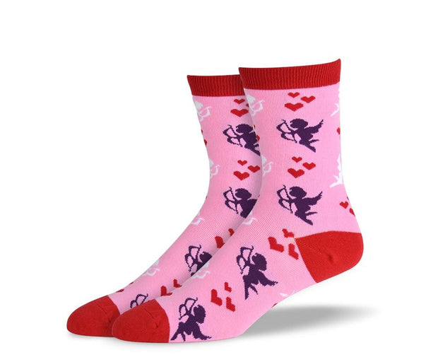 Women's Pink Valentines Day Socks