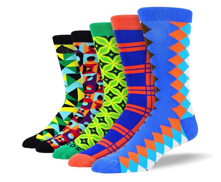 Men's Colorful New Socks Bundle
