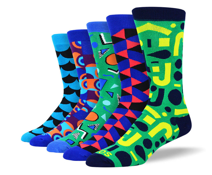 Men's Funky Pattern Socks Bundle