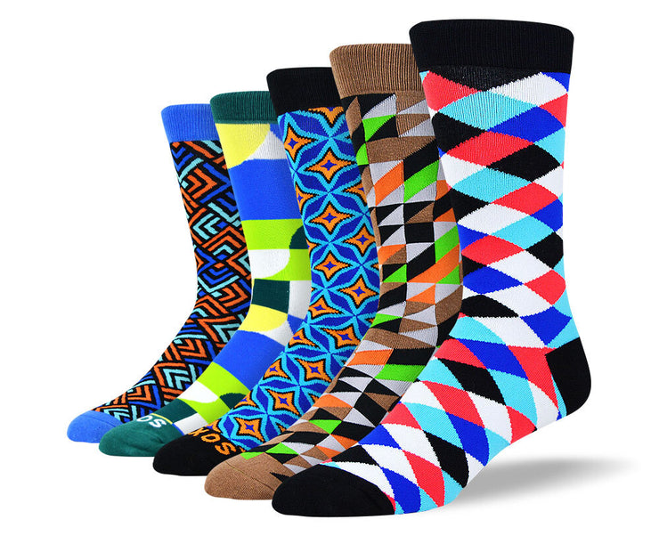 Men's Fun Dress Socks Bundle