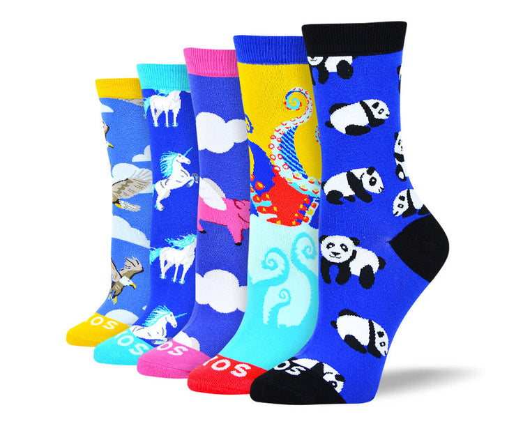 Women's Funny Animal Sock Bundle