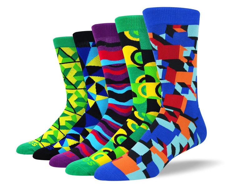 Men's Colorful Funky Socks Bundle