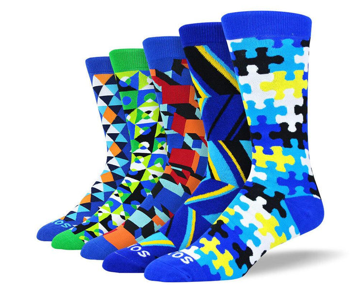 Men's Pattern Cool Socks Bundle