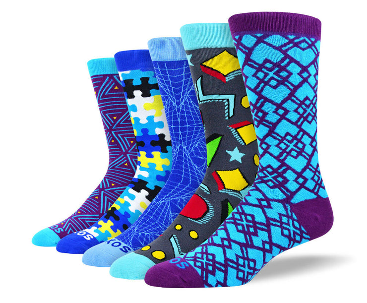 Men's Cool Blue Sock Bundle