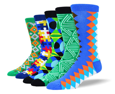 Men's Funny Colorful Sock Bundle