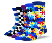 Men's Funny Mixed Dress Sock Bundle
